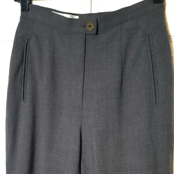 Saks Fifth Avenue Virgin Wool Blend Career Pants - Picture 2 of 5